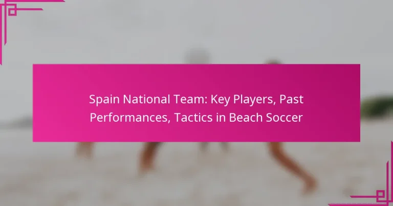 Spain National Team: Key Players, Past Performances, Tactics in Beach Soccer